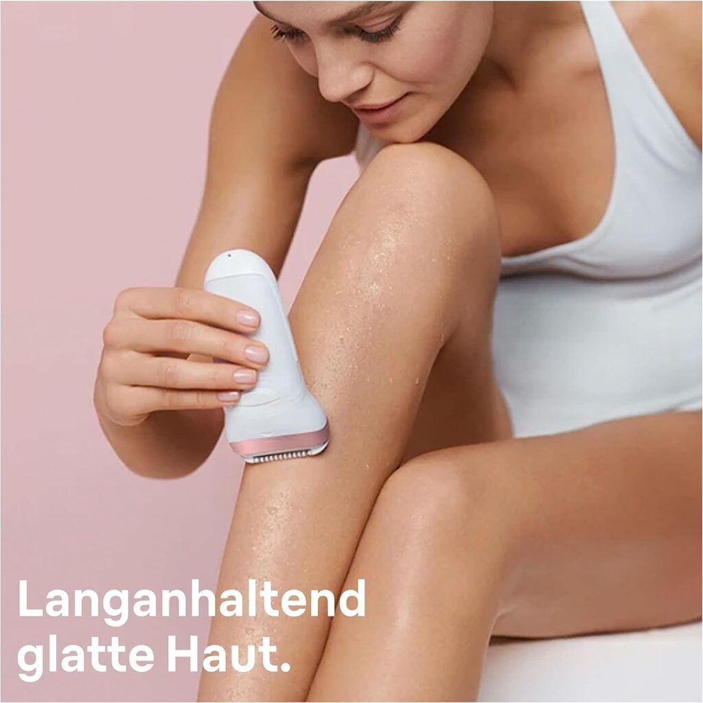 Braun Silk-épil 9 Damen Epilierer/Haarentferner für langanhaltende Haarentfernung, Aufsätze für Rasierer, Trimmer und Massage für den Körper, Tasche, 9-730, Weiß/Roségold - Effektive Haarentfernung mit Stil und Eleganz. Entdecken Sie den Braun Silk-épil 9 Damen Epilierer/Haarentferner für langanhaltende glatte Haut. Inklusive Aufsätzen für Rasierer, Trimmer und Massage für den Körper. Erhalten Sie Ihr Set in einer praktischen Tasche. Jetzt in Weiß/Roségold erhältlich.
