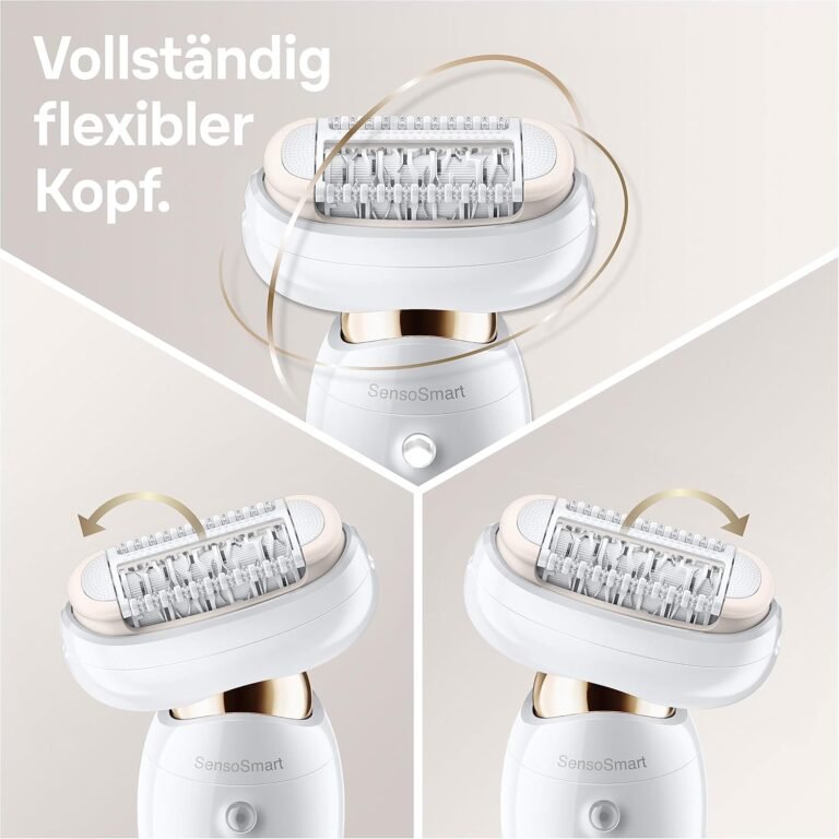 Braun Silk-épil 9 Flex Damen-Haarentferner mit flexiblem Kopf, kabellose Epilation, breiter Kopf mit 40 Pinzetten, 9-001, Weiß/Gold - Effektive Haarentfernung für glatte und geschmeidige Haut. Entdecken Sie die innovative Technologie von Braun.