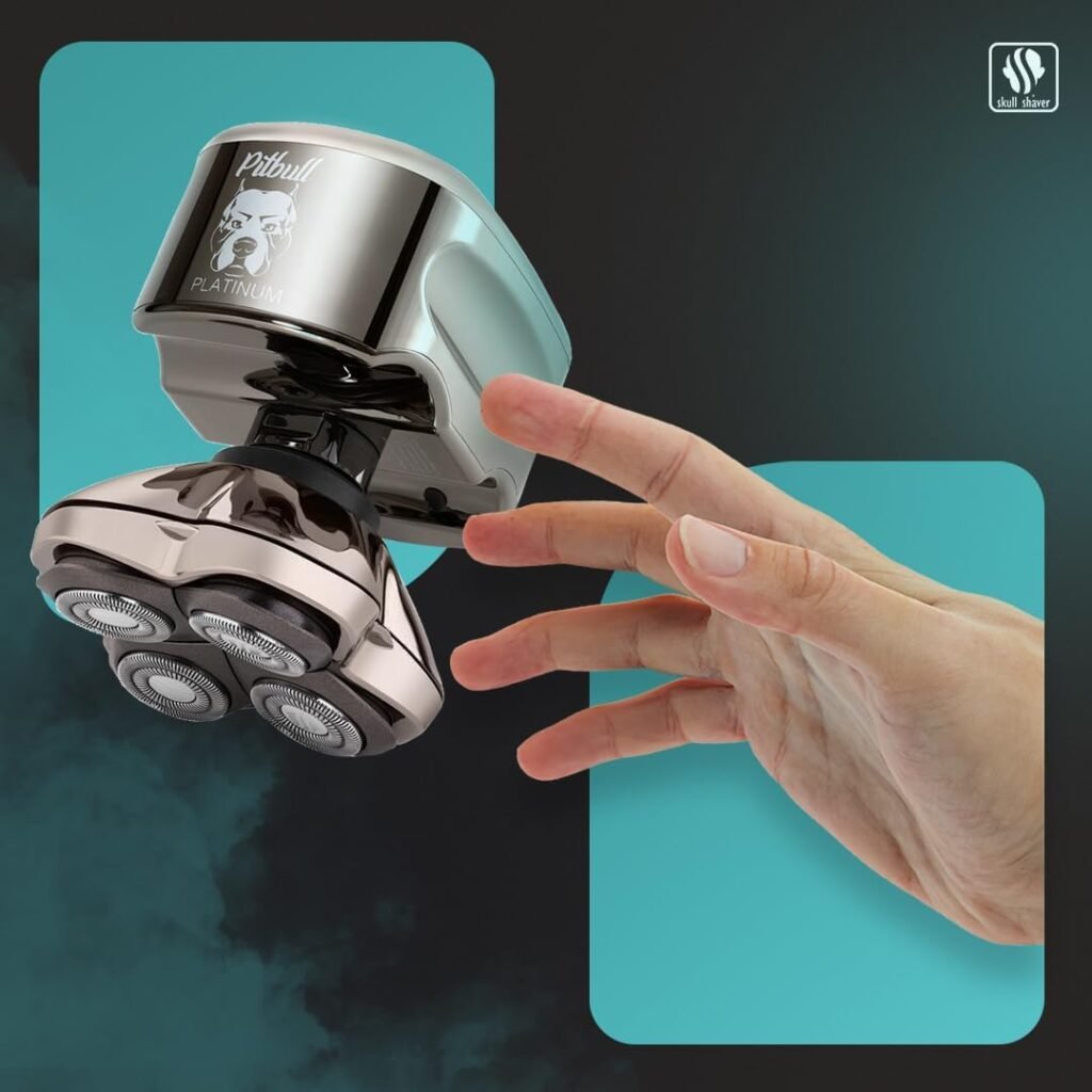 Pitbull Platinum Pro Elektrorasierer für Männer, Nass- und Trockenrasur - Hochwertige Rasur für Männer mit diesem elektrischen Rasierapparat. Ideal für Nass- und Trockenrasur. Kaufen Sie jetzt!