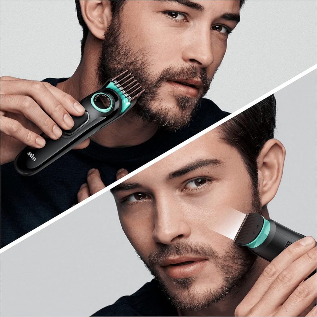 Braun BT3341 Bartschneider 3, Haarschneider für Gesichts- und Kopfhaar, Lebenslang scharfe Klingen, Geschenk Mann, BT3341, Grau, 39 Längeneinstellungen - Hochwertiger Bartschneider für präzises Styling und Pflege. Mit lebenslang scharfen Klingen und 39 Längeneinstellungen. Ideal als Geschenk für den Mann von heute.