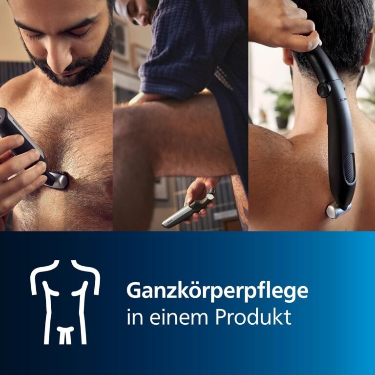 Philips Bodygroom Series 5000 Wasserfester Trimmer für Intimbereich und Körper - Modell BG5021/16 - Ganzkörperpflege inklusive Rücken - Gründliche und angenehme Rasur - 60 Minuten Laufzeit - Jetzt entdecken!