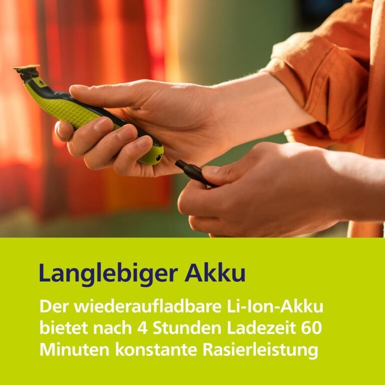 Philips OneBlade 360 Face - Trimmen, Stylen und Rasieren, inkl. 2x 360-Ersatzklingen, 5-in-1-Trimmaufsatz (Modell QP2734/30) - Entdecken Sie das ultimative All-in-One-Gerät für Ihre tägliche Bartpflege!