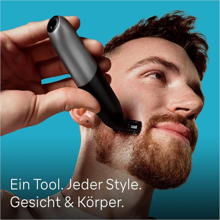 Braun Series X XT5200 Bartschneider - Bodygroomer - Elektrorasierer - Haarschneider für Herren. Professionelles Gerät mit 6 Aufsätzen für Gesicht und Körper, 45 Minuten kabellose Laufzeit. Bartschneider für präzises Styling und Pflege. Entdecken Sie die ultimative Rasur-Erfahrung mit Braun.