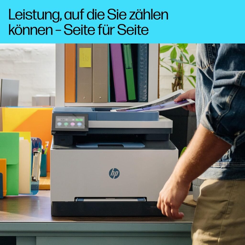 HP Color LaserJet Pro MFP 3302fdwg Multifunktions-Farblaserdrucker, Fax, automatischer beidseitiger Druck, Touchscreen, WLAN, Ethernet, USB, HP Wolf Pro Security - Das ultimative Multifunktionsgerät für dein Büro! Mit automatischem beidseitigem Druck und topmoderner Sicherheitstechnologie. Hol es dir jetzt!