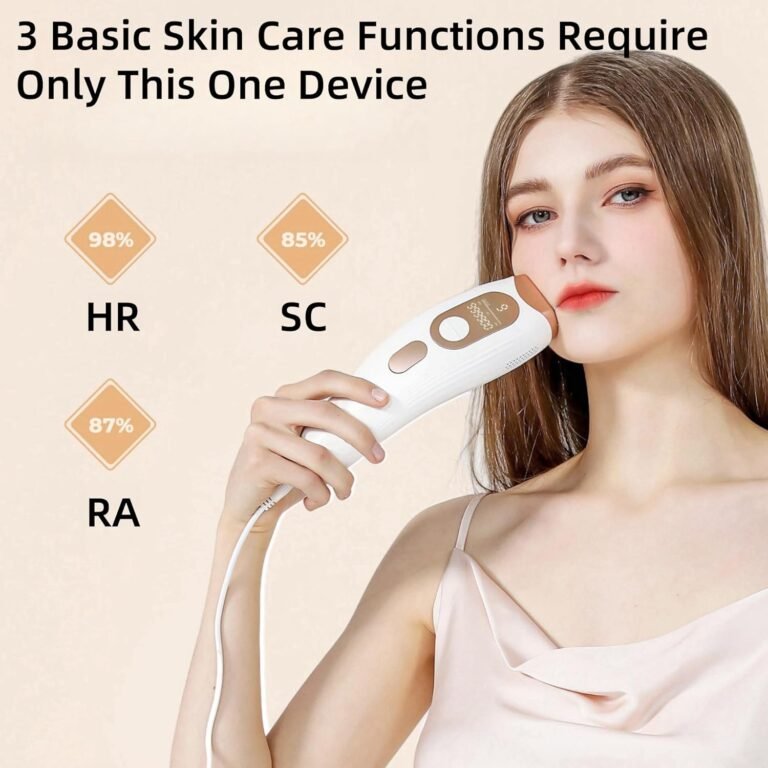 Effizientes IPL-Haarentfernungsgerät mit 3-in-1-Funktion und 9 Energiestufen für Frauen und Männer. Mit 999.900 Lichtimpulsen und 600 NM. Ideal für Gesicht und Ganzkörper - Kaufen Sie jetzt!