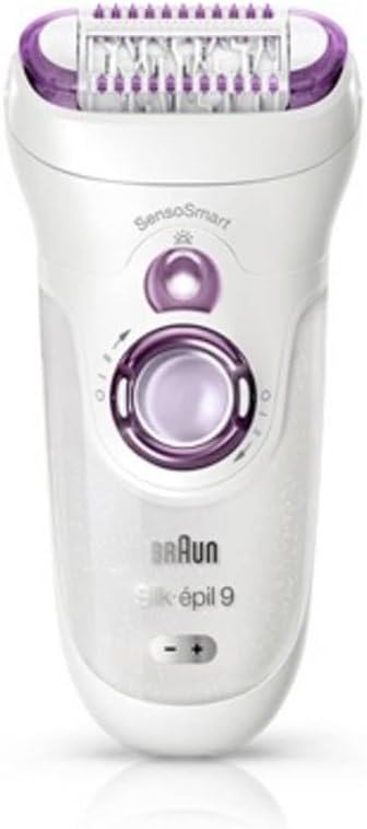 Braun 190493 9 SensoSmart 9/700 - Silk-épil 9-700 SensoSmartTM en color lila y blanco.