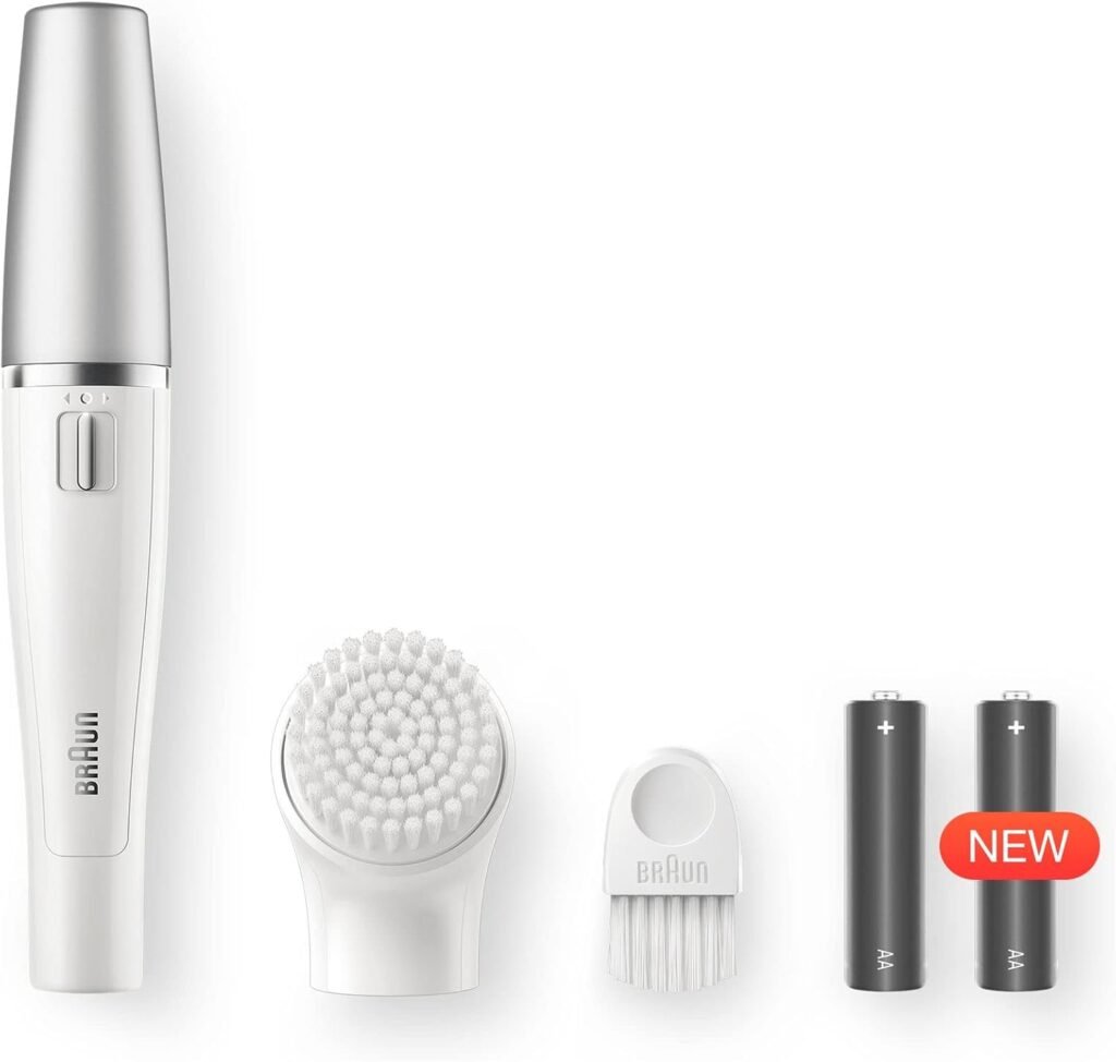 Braun FaceSpa Gesichtsepilierer mit Reinigungsbürste - Gesichtsepilierer und Reinigungsbürste in einem für eine sanfte und gründliche Gesichtspflege. Erleben Sie glatte und strahlende Haut mit dem Braun FaceSpa Gesichtsepilierer.