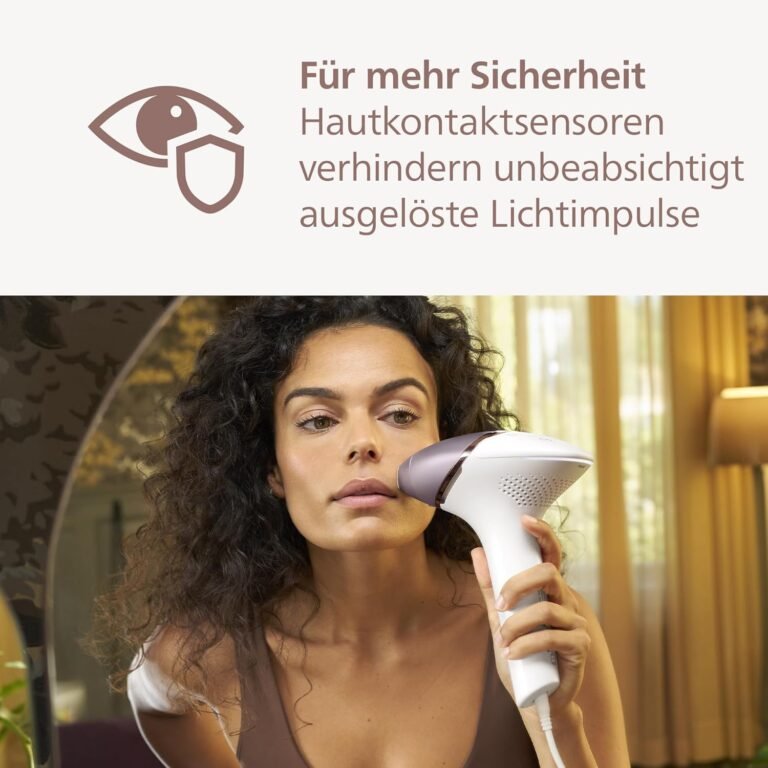Philips Lumea Prestige IPL-Haarentfernungsgerät BRI949/00, mit 4 Aufsätzen für langanhaltende Haarentfernung, inkl. Korrekturtrimmer, kabelgebunden.