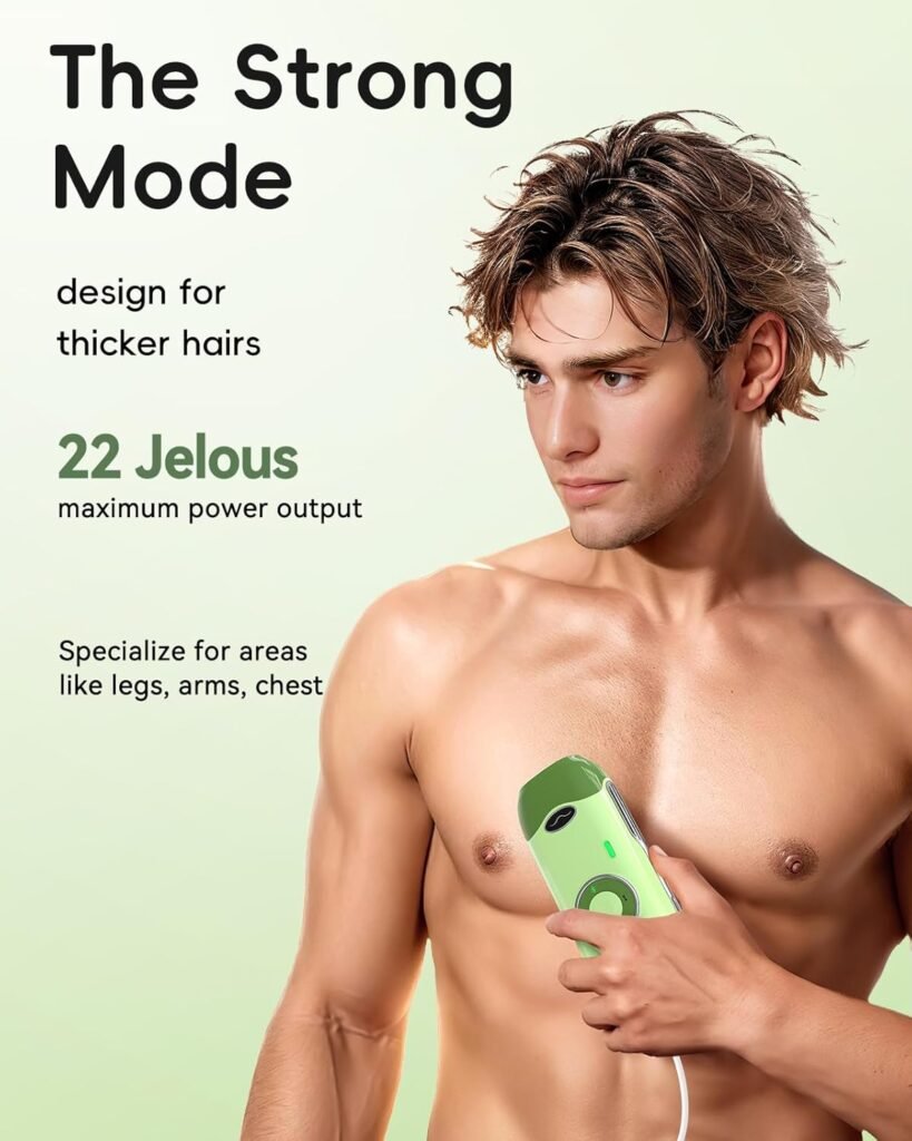 Haarlosy IPL Epilierer Laser mit innovativer IGBT-Technologie für Männer und Frauen - Grün - Ideal für Gesicht, Achseln, Beine und Körper.