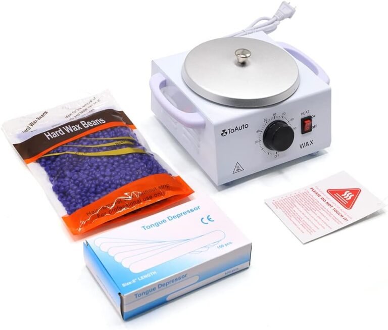 TOAUTO Wachswärmer Waxing Kit - Haarentfernung zu Hause leicht gemacht. Inklusive 300g Wachsbohnen und professioneller Wachsmaschine. Holen Sie sich jetzt glatte und seidige Haut!