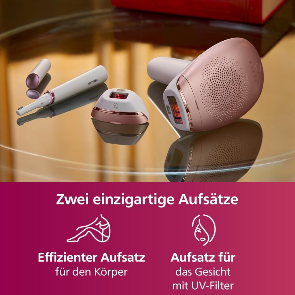 Philips Lumea Advanced IPL-Haarentfernungsgerät, BRI921/00 - Effektive Haarentfernung für Körper und Gesicht mit Präzisionstrimmer. Kabelgebunden und einfach in der Anwendung. Einfach glatte Haut dank innovativer Technologie.