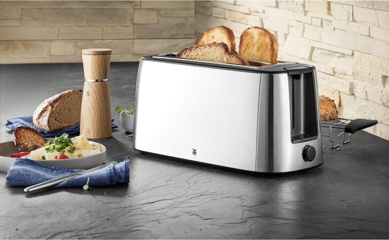 WMF Bueno Pro Toaster Langschlitz Doppelschlitz Toast Brot XXL Aufwärmfunktion 6 Bräunungsstufen Edelstahl matt