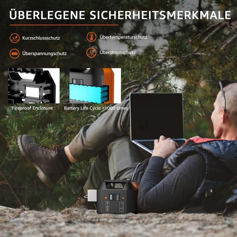 SinKeu Tragbares Kraftwerk 99 Wh, 150 W Solargeneratoren - Akku mit 230 V AC, Auto-Zigarettenanzünderanschluss und USB-Ausgang - Idealer Begleiter für Reisen, Camping, Wohnmobil und als Notstromaggregat - Schwarz # Solargenerator # Notstromaggregat # Tragbare Stromversorgung # Camping # Reisen # Wohnmobil # USB-Ausgang # Akku # Schwarz