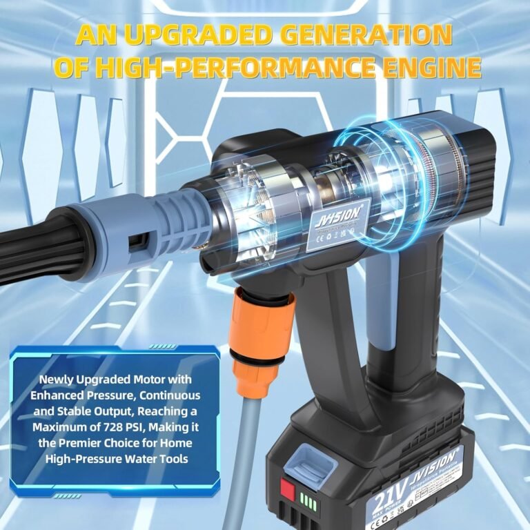 Akku Hochdruckreiniger Hydro Blast 6-in-1 Multifunktion Mobiler Hochdruckreiniger - Ideal für Auto, Terrasse und Fenster. Kaufen Sie jetzt und genießen Sie eine mühelose Reinigung!