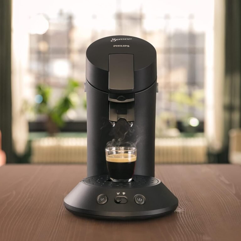 Philips Senseo Original Plus CSA210/60 Kaffeepadmaschine - Kaffeestärkenwahl, Coffee Boost-Technologie, recycelter Kunststoff, Schwarz.