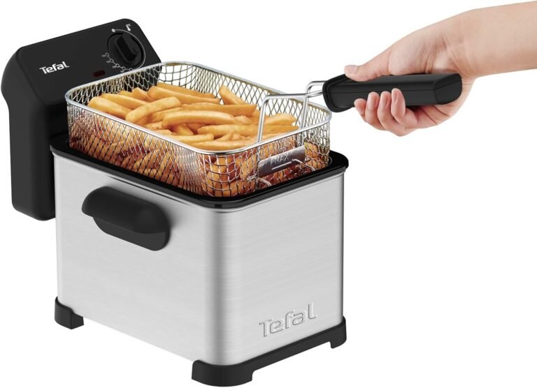 Tefal Family Pro Access FR5030 4,0L Fritteuse Schwarz Edelstahl - Entdecken Sie die semi-professionelle Fritteuse von Tefal! Mit 3000 Watt Leistung, herausnehmbarem Ölbehälter und Kühlzonen-Technologie für knusprige Pommes. Einfache Reinigung und edles Design. Jetzt sichern!
