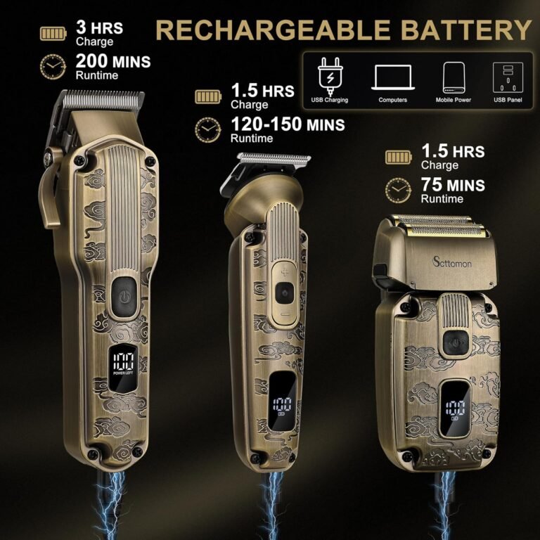Bartschneider Set für Herren - Elektrorasierer, Barber Folienrasierer und Körpertrimmer - Bartschneider Pflegeset für Männer - Jetzt kaufen!
