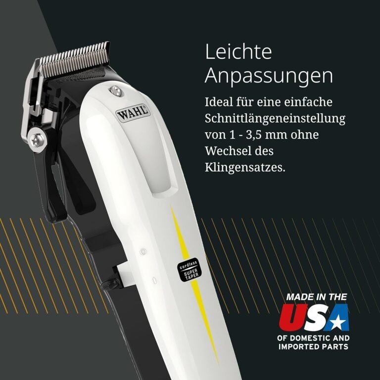 Wahl 8591-016 Super Taper Akku-Haarschneider - Haarschneider für professionelle Anwender - leistungsstark und zuverlässig.