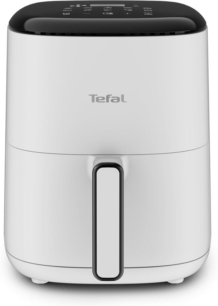 Tefal Easy Fry Compact Heißluftfritteuse EY145A - Innovadora fritadora de aire con 3 litros de capacidad, 10 programas automáticos y pantalla táctil. Ideal para cocinar de manera rápida, sencilla y saludable. ¡Descubre la comodidad de cocinar con Tefal!