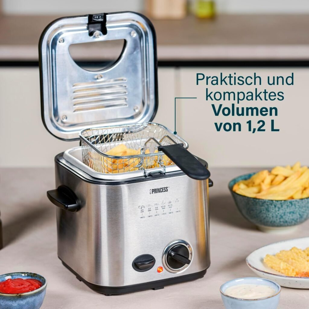 "Princess 182611 Friteuse/Fondue RVS - ¡Descubre la combinación perfecta para tus comidas! Producto de alta calidad para disfrutar de deliciosas frituras y fondues. ¡Cocina como una princesa con Princess 182611!"