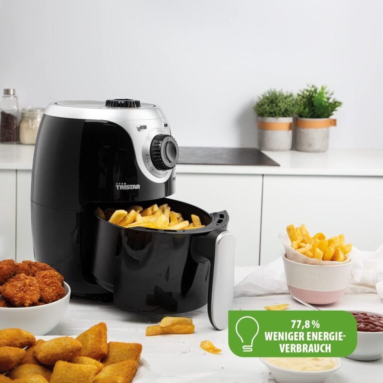 Tristar Heißluftfritteuse FR-6980 2,0 Liter - Knusperfritteuse mit regelbarem Thermostat und Timer | Ohne Fett - Leicht zu Reinigen - Top Qualität, jetzt kaufen!