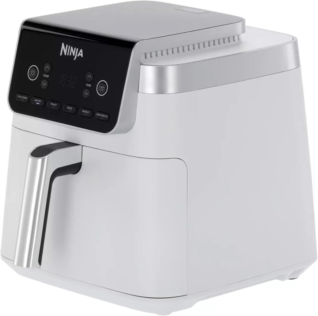 Ninja Max Pro 6-in-1 Airfryer, 6,2 Liter, weiße Heißluftfritteuse - Potente freidora de aire multifuncional de 6,2 litros en color blanco. ¡Descubre la revolución en la cocina con Ninja Max Pro!