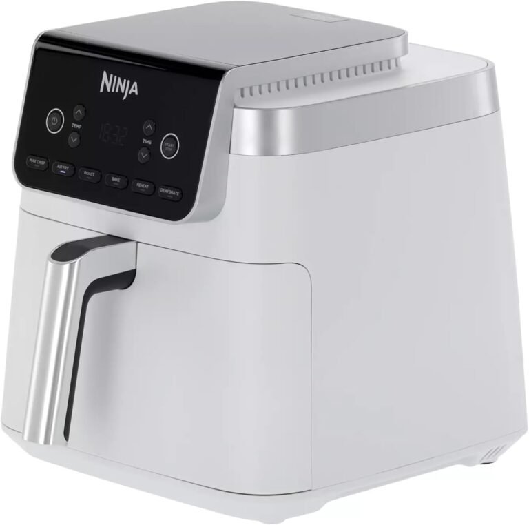 Ninja Max Pro 6-in-1 Airfryer, 6,2 Liter, weiße Heißluftfritteuse - Potente freidora de aire multifuncional de 6,2 litros en color blanco. ¡Descubre la revolución en la cocina con Ninja Max Pro!