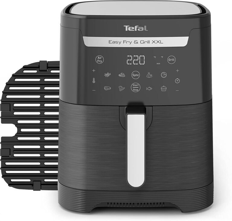 Tefal Easy Fry & Grill XXL 2-in-1 Heißluftfritteuse, Air Fryer + Grill, Flexcook-Einsatz für 2 Lebensmittel gleichzeitig, Frittieren ohne Öl, energiesparend, 8 Programme, EY8018 Heißluftfritteuse XXL